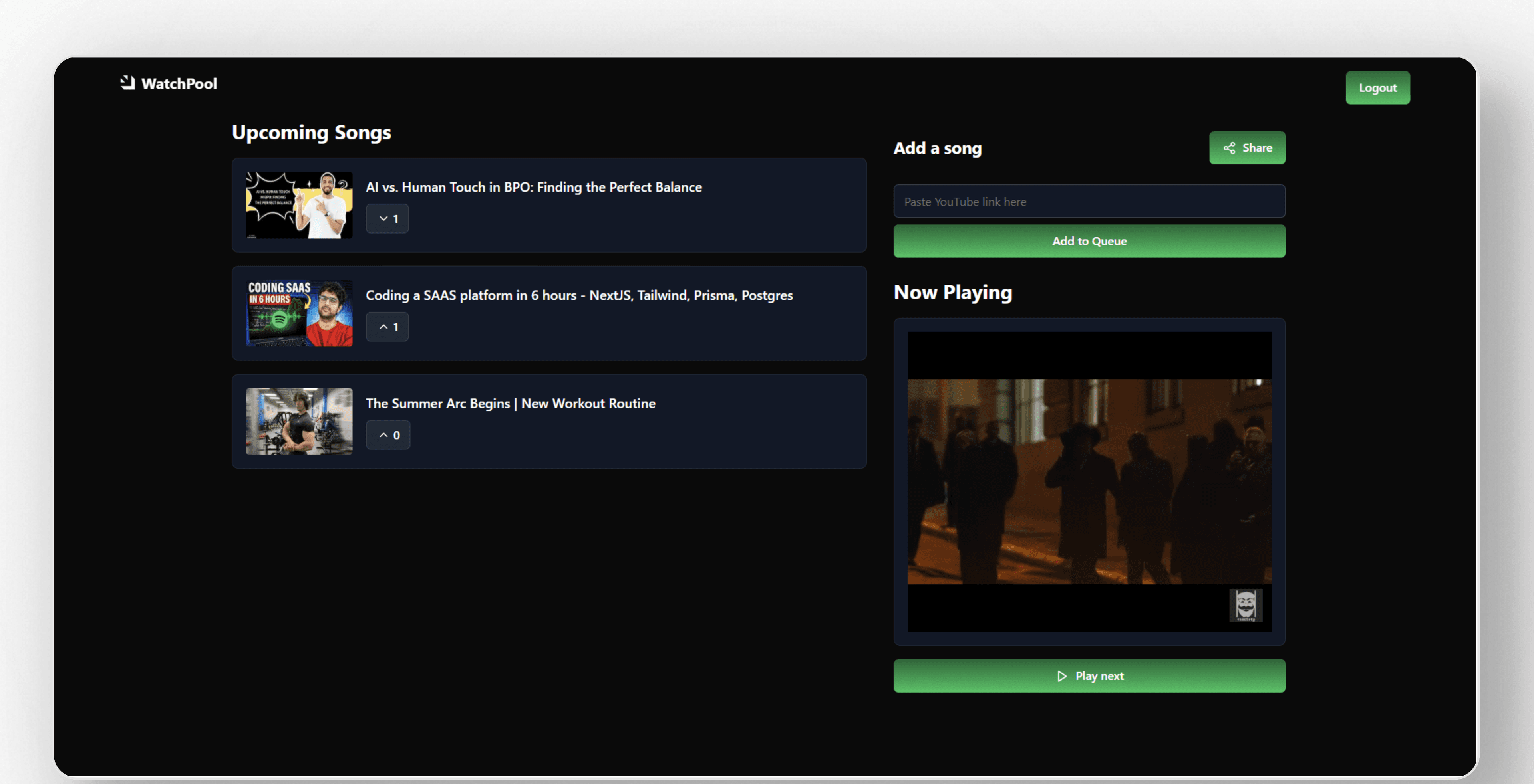 Dashboard preview